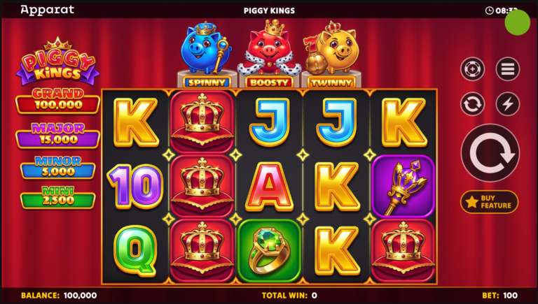 Piggy Kings slot gameplay screenshot