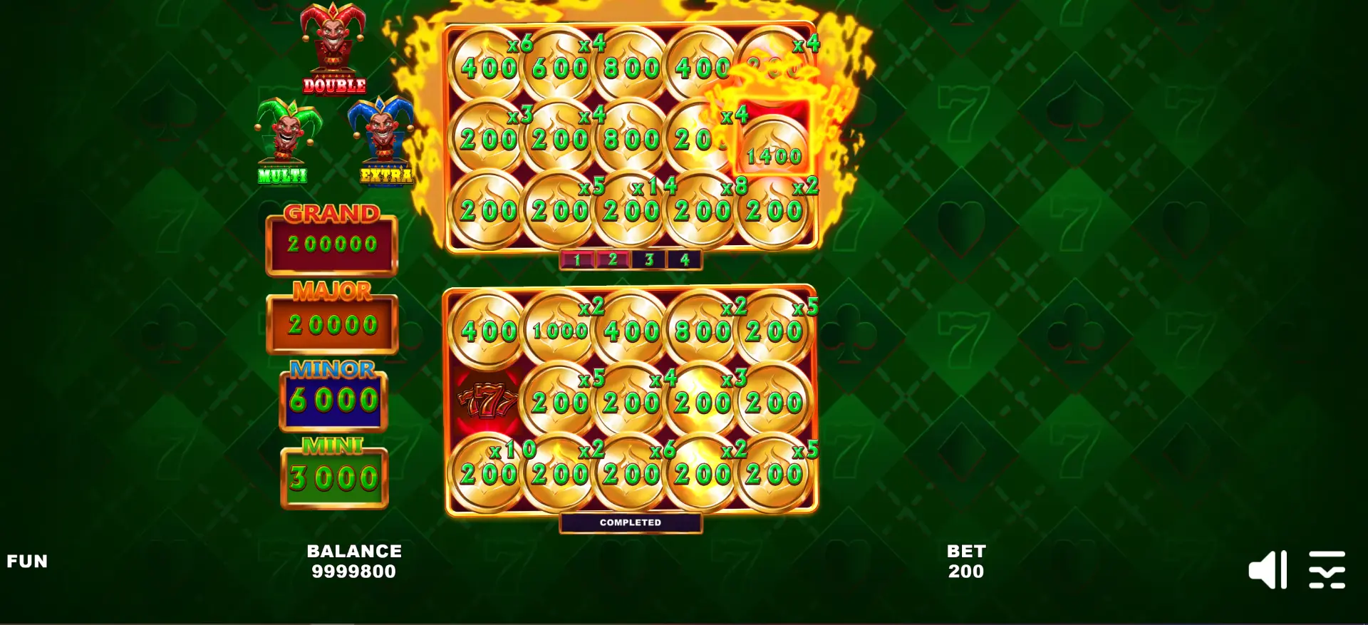 3 Joker Tricks slot gameplay screenshot