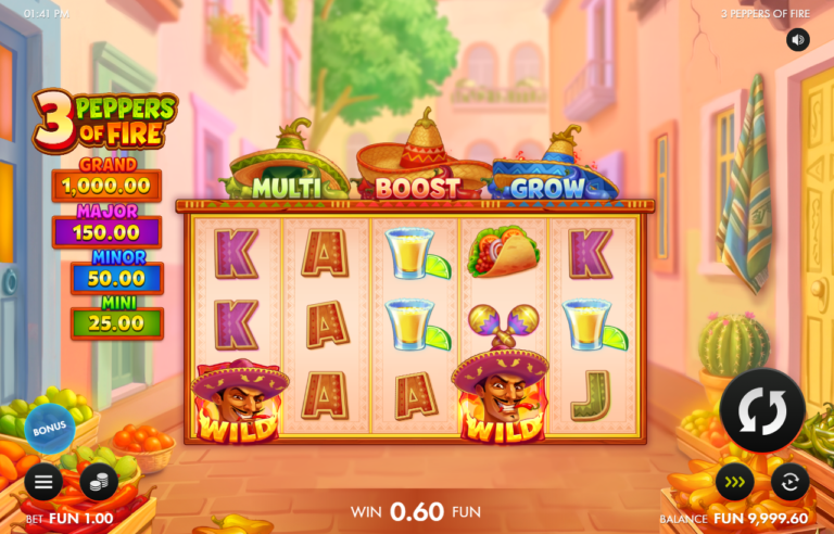 3 Peppers of Fire slot screenshot