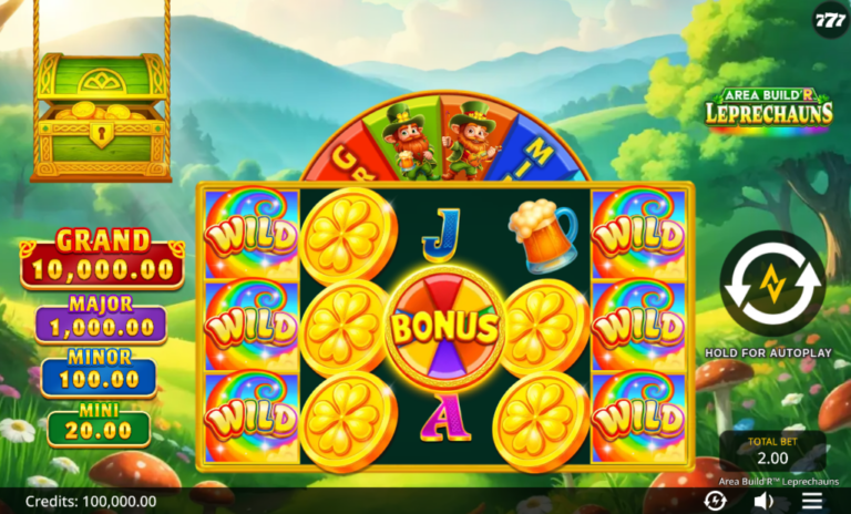 Area Build’r Leprechauns slot screenshot