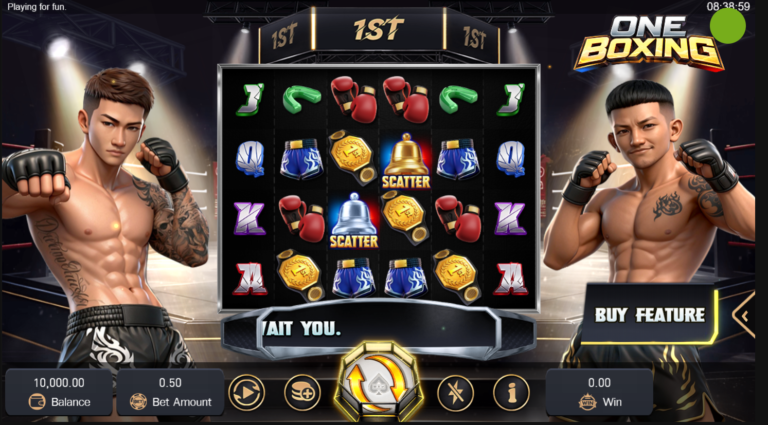 One Boxing slot gameplay screenshot