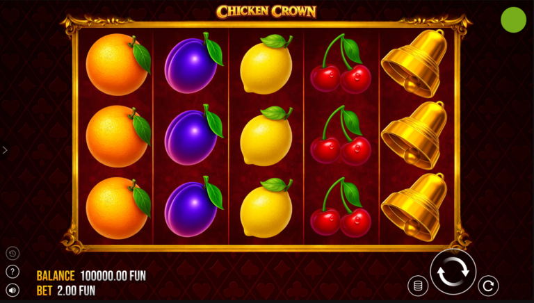 Chicken Crown slot gameplay screenshot