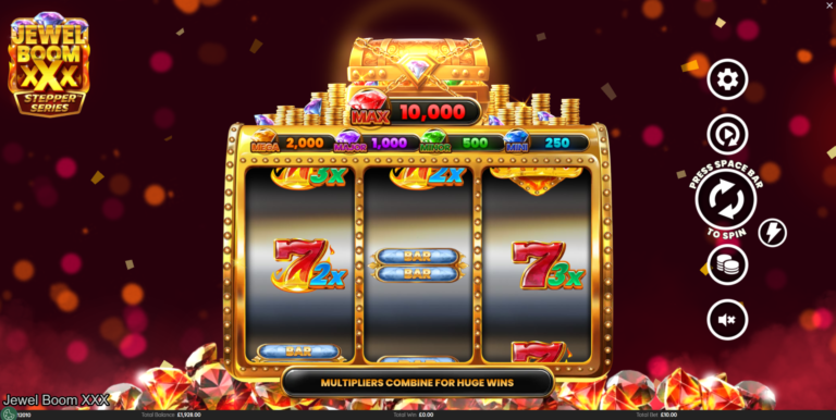 Jewel Boom XXX slot gameplay screenshot