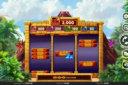 Rocket Eruption XXX slot gameplay screenshot
