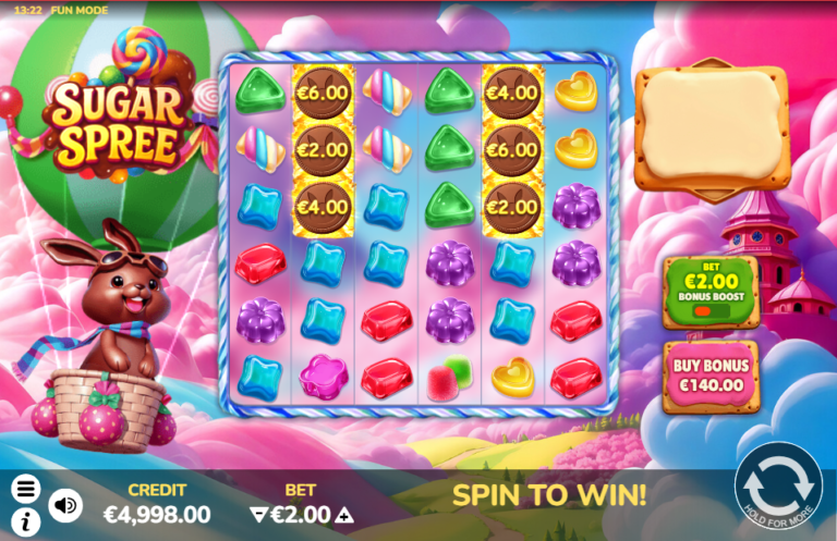 Sugar Spree slot gameplay screenshot