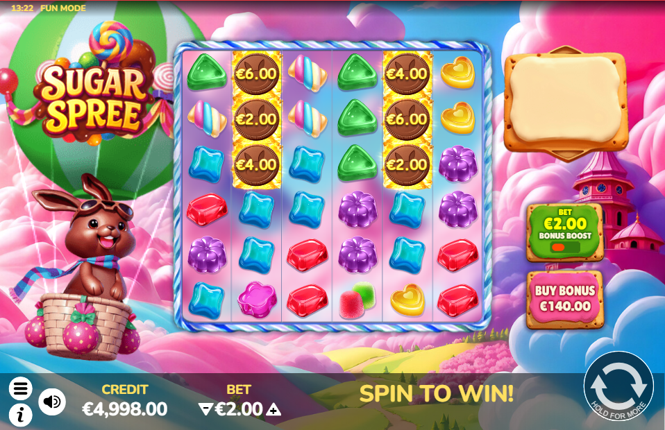 Sugar Spree slot gameplay screenshot