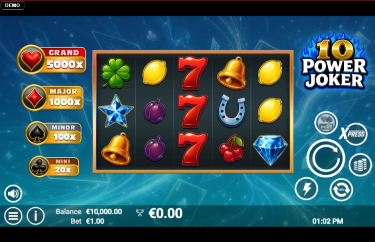 10 Power Joker slot gameplay screenshot