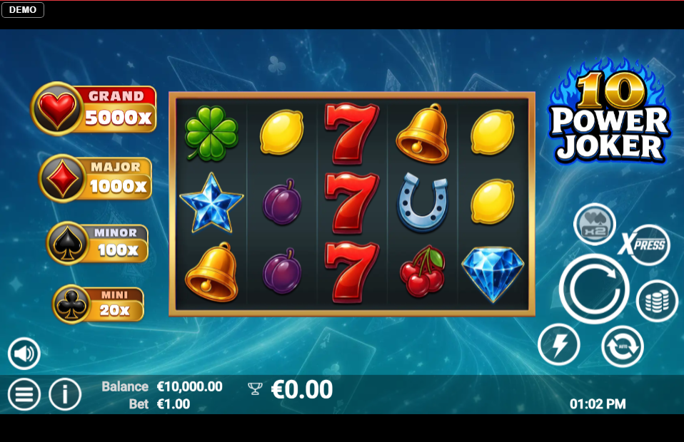 10 Power Joker slot gameplay screenshot