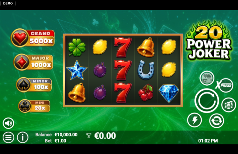 20 Power Joker slot gameplay screenshot