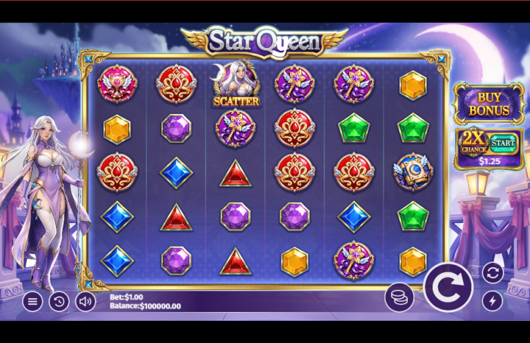 Star Queen slot gameplay screenshot