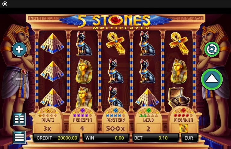 5 Stones Multiplayer slot gameplay