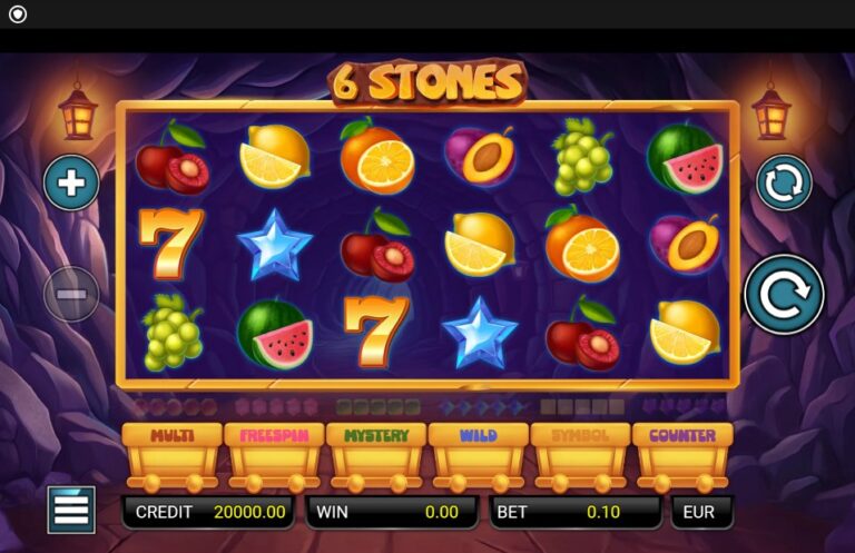 6 Stones slot gameplay