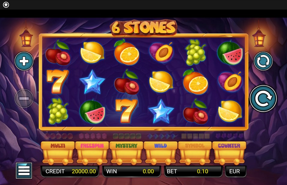 6 Stones slot gameplay
