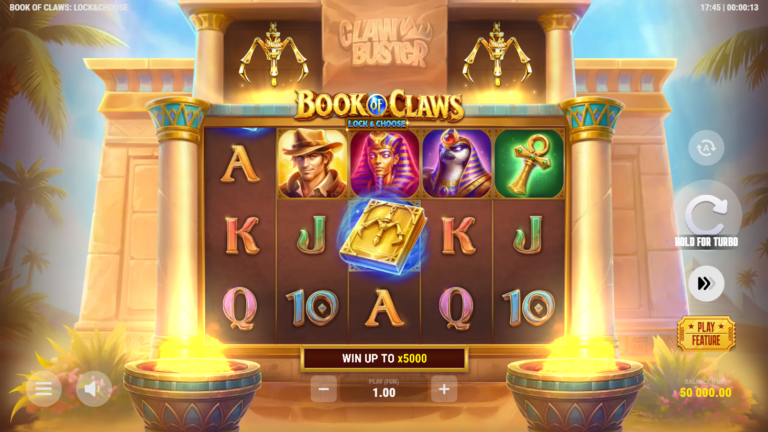 Book of Claws: Lock&Choose full landscape gameplay screen