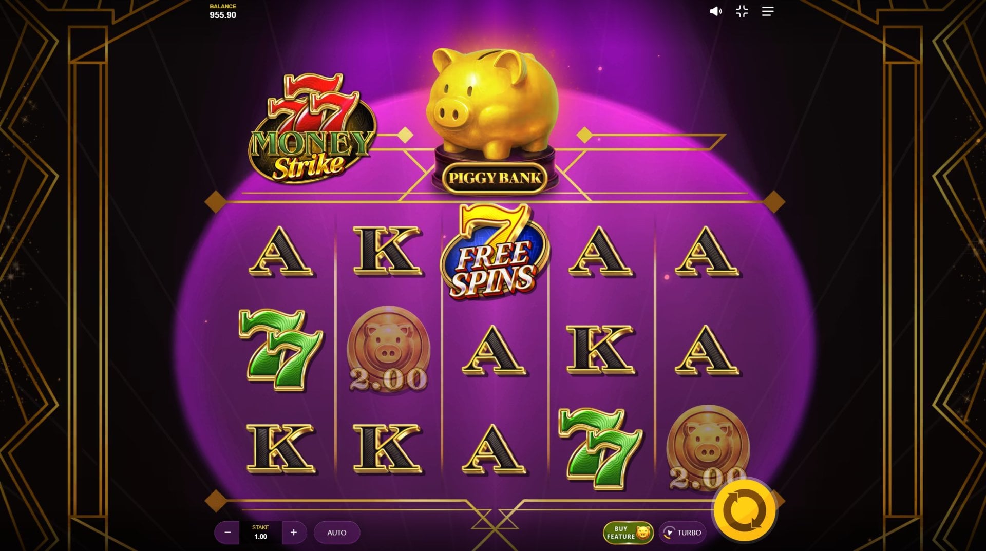777 Money Strike Online Video Slot screenshot