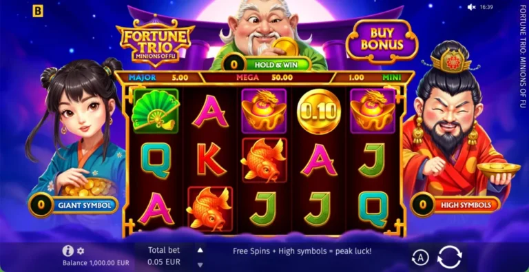 Fortune Trio: Minions of Fu slot screenshot