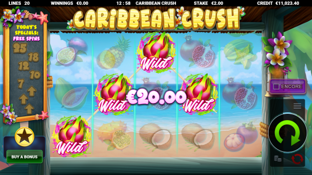 Caribbean Crush slot screenshot