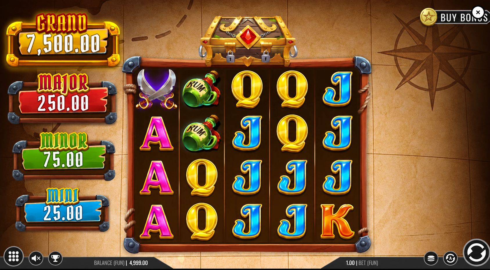 Ahoy Royale online slot gameplay screenshot