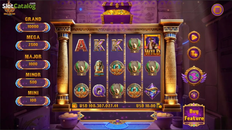 Badge of Ra GameTimeTec slot gameplay screenshot