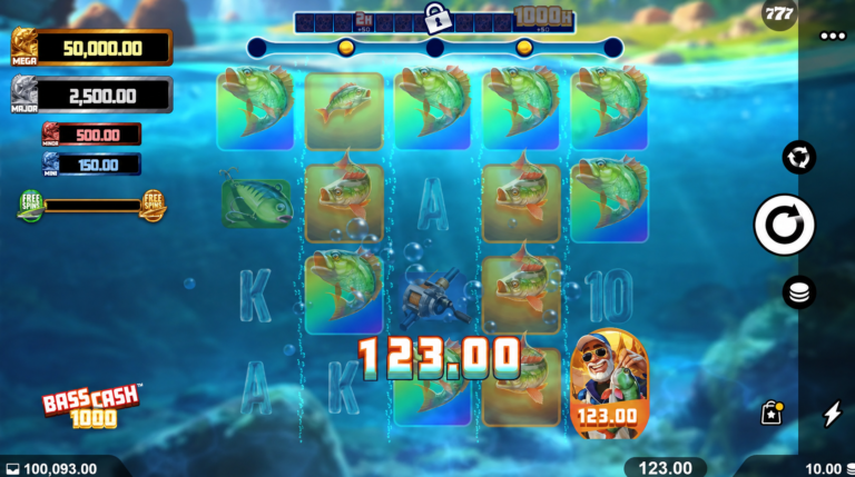 Bass Cash 1000 gameplay screenshot