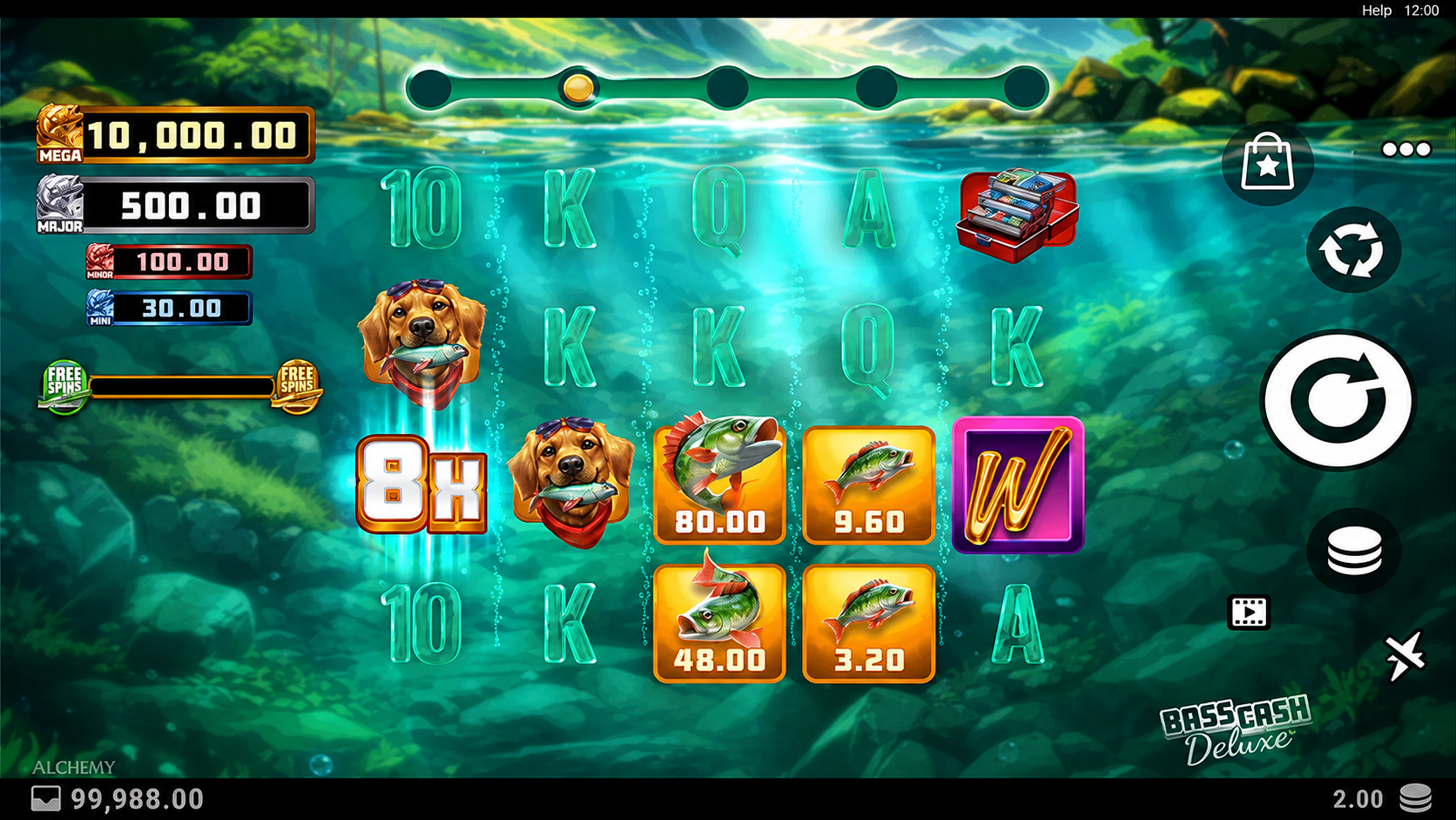 Bass Cash Deluxe King Millions gameplay screenshot
