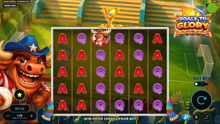 Goals to Glory - Football Fever online slot gameplay screenshot
