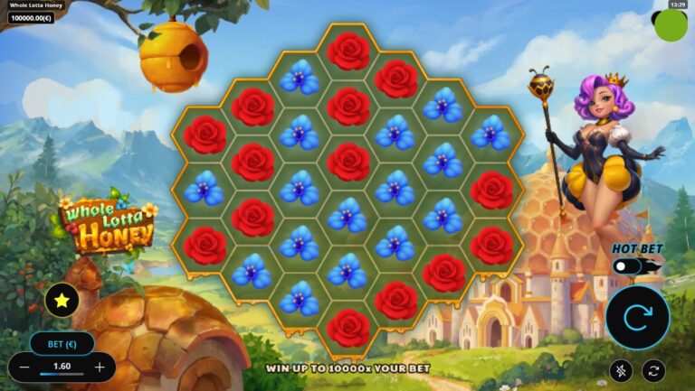 Whole Lotta Honey online slot gameplay screenshot