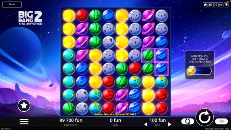 Big Bang 2 slot screenshot