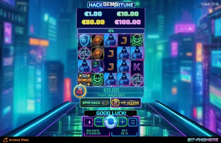 Bit-Phishers slot gameplay
