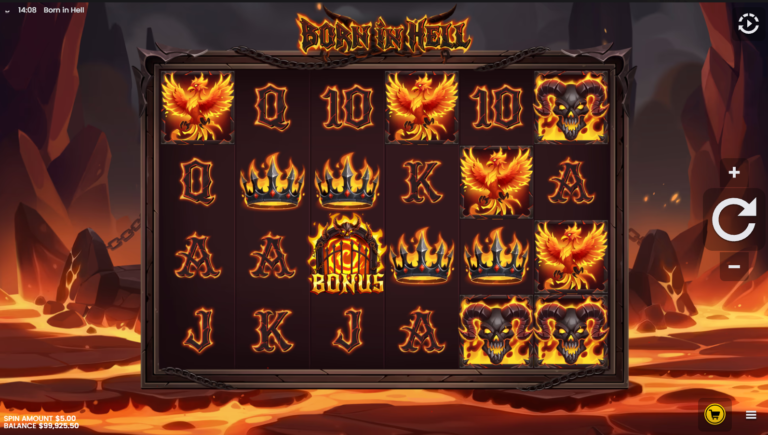born-in-hell slot gameplay screenshot