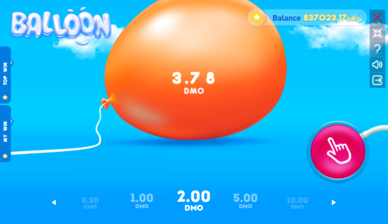 Cash Balloon online game screenshot