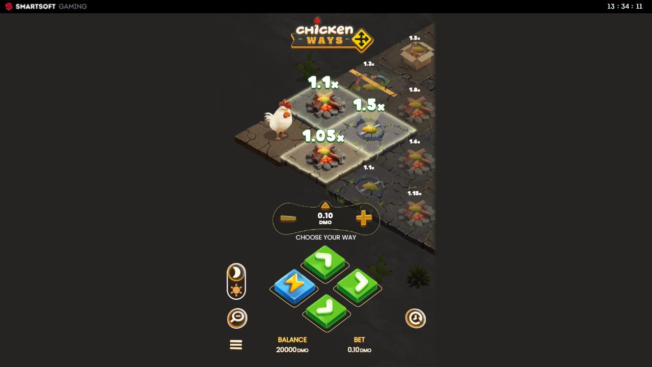 Chicken Ways slot gameplay screenshot