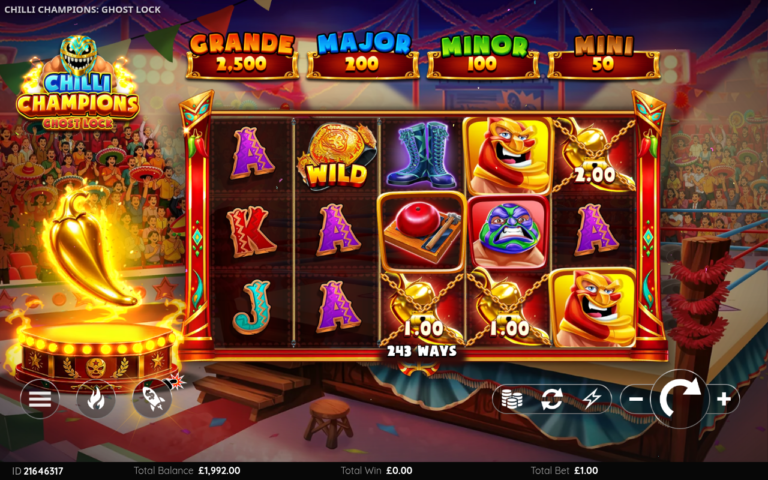 Chilli Champions Ghost Lock slot screenshot