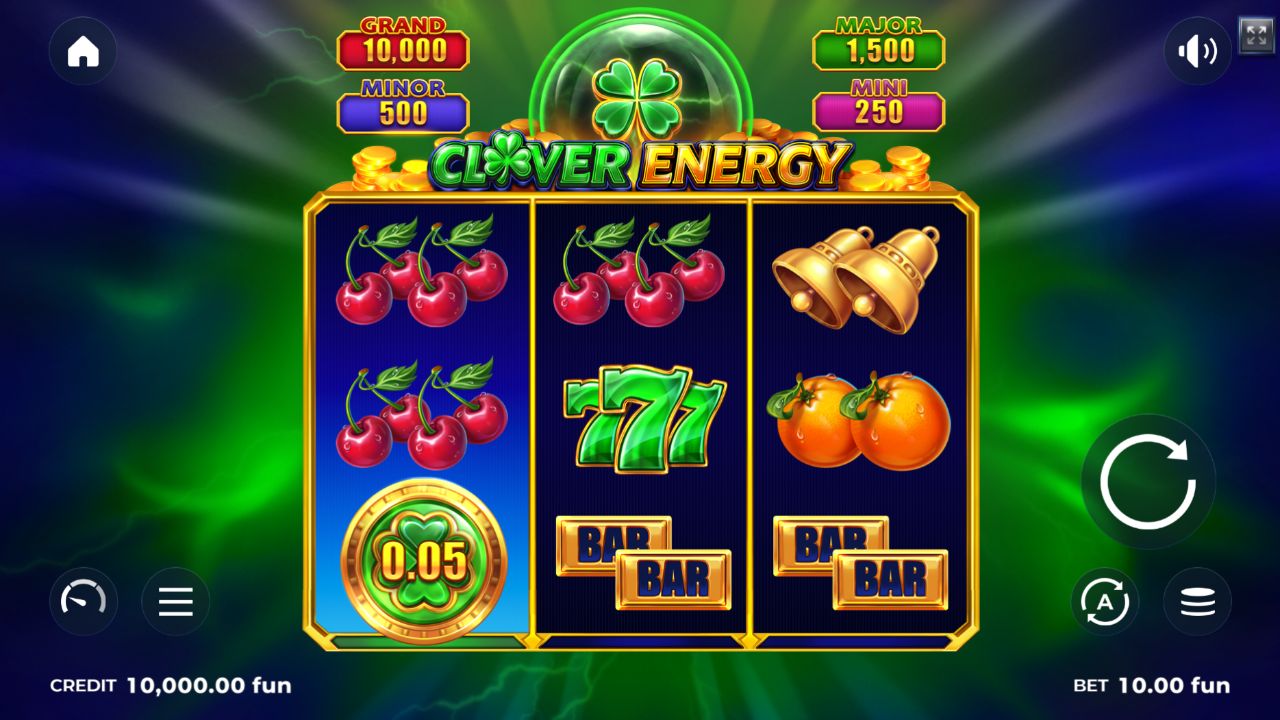 Clover Energy full landscape game screen full landscape game screen