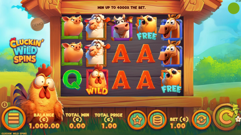 Cluckin' Wild Spins gameplay screenshot