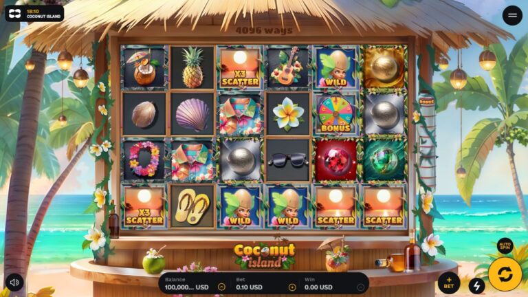 Coconut Island full landscape game screen