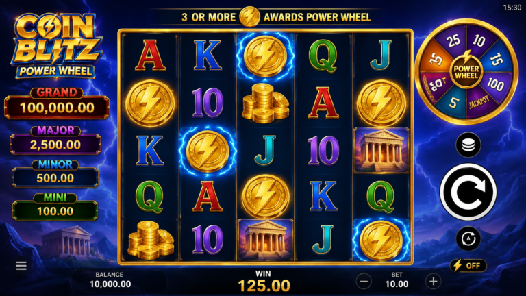 Coin Blitz Power Wheel gameplay screenshot