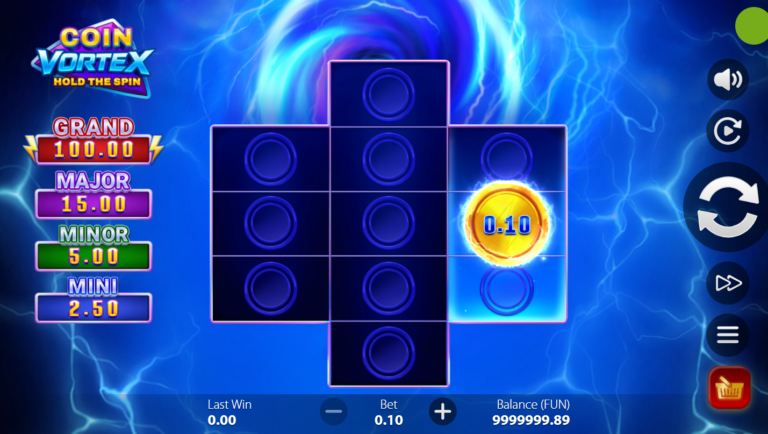 Coin Vortex: Hold the Spin Online Video Slot gameplay screenshot