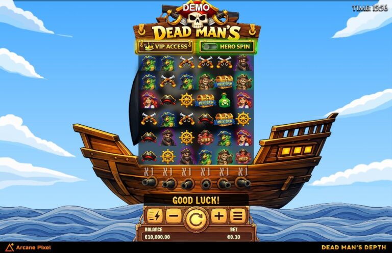 Dead Man's Depth slot gameplay