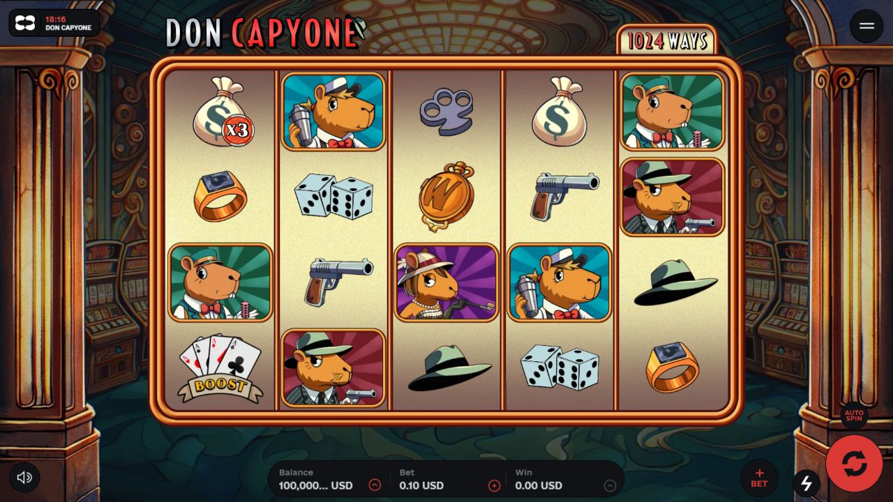 Don Capyone full landscape game screen