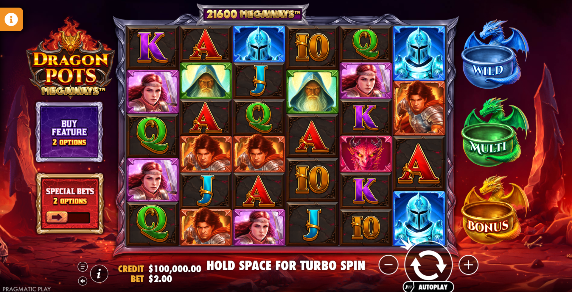 Dragon Pots Megaways Online Video Slot screenshot