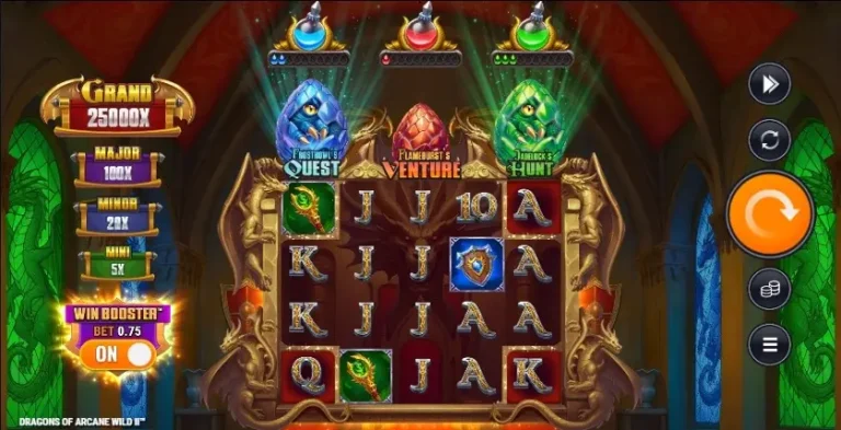 Dragons of Arcane Wild 2 slot screenshot