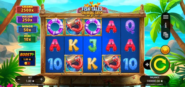 Fish Tales Colossal Catch: Link & Loot slot screenshot
