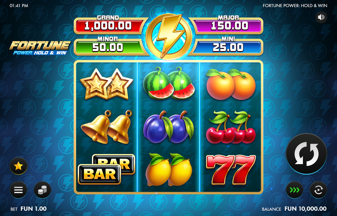 Fortune Power Hold & Win slot gameplay screenshot