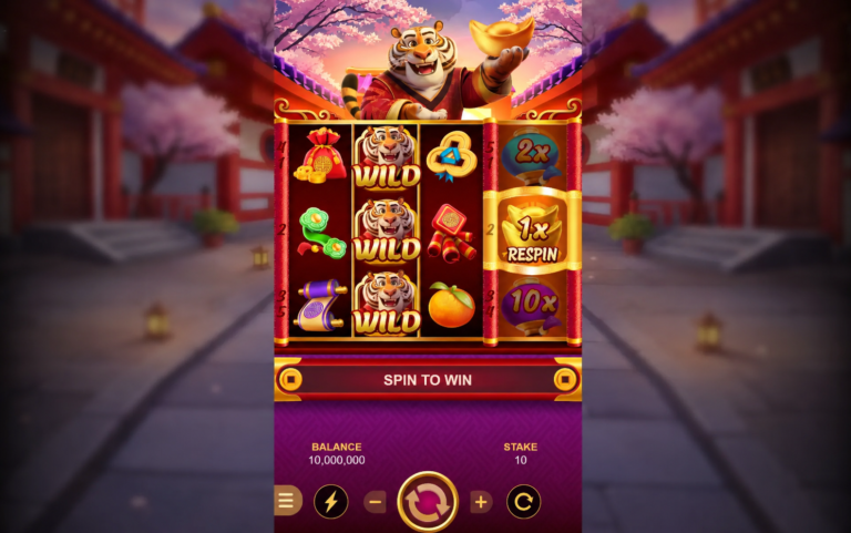 Fortune Tiger Deluxe slot gameplay screenshot