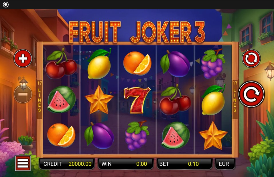 Fruit Joker 3 slot gameplay