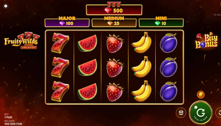 Fruity Wilds 5 slot screenshot