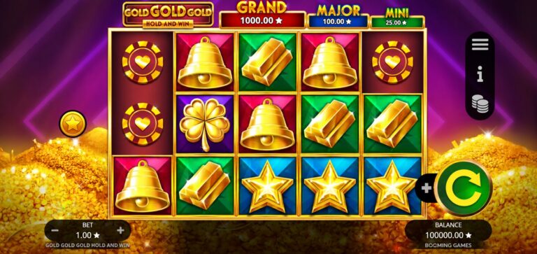 Gold Gold Gold Hold and Win slot screenshot