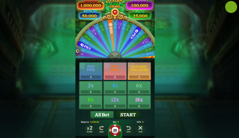 Grand Golden Treasure slot gameplay screenshot