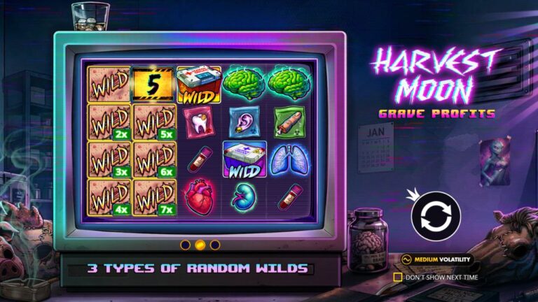 Harvest Moon - Grave Profits Online Video Slot gameplay screenshot
